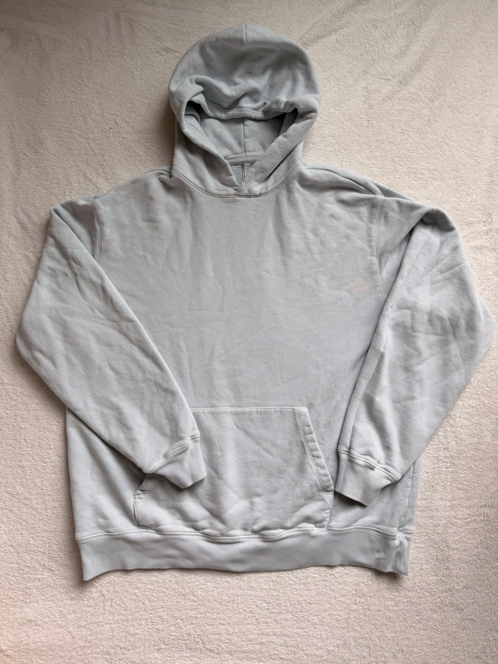 SKIMS Terry Hoodie Sweatshirt Light Blue Size Small